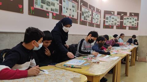  استقبال پرشور کودکان و نوجوانان از برنامه‌های ایام الله دهه مبارک فجر - مرکز شماره ۶ تبربز