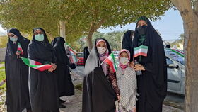 حضور اعضا ، مربیان و کارکنان کانون استان بوشهر در راهپیمایی ۲۲ بهمن