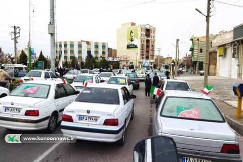 حضور کانونی‌های سمنان در راهپیمایی خودرویی 22 بهمن