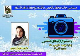 « ژانرهای عکاسی»، موضوع بیستمین جلسه انجمن عکاسان نوجوان کانون گلستان