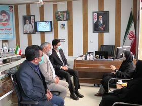 دیدار مدیرکل کانون استان با مدیر آموزش و پرورش شهرستان سربیشه