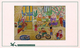 نمایشگاه مجازی آثار فراخوان «خانواده شاد» در کانون سمنان