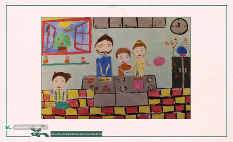 نمایشگاه مجازی آثار فراخوان خانواده شاد در کانون سمنان