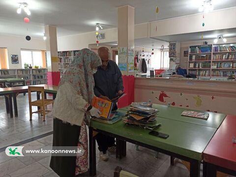 طرح  ساماندهی و ثبت کتاب در مراکز کانون خراسان جنوبی از نگاه دوربین