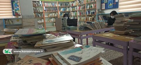 طرح  ساماندهی و ثبت کتاب در مراکز کانون خراسان جنوبی از نگاه دوربین