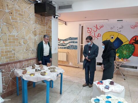 سرپرست کانون البرز از نمایشگاه «سفال و لعاب» بازدید کرد