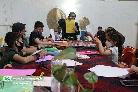 برگزاری کارگاه آموزش فانوس های کاغذی ماه رمضان