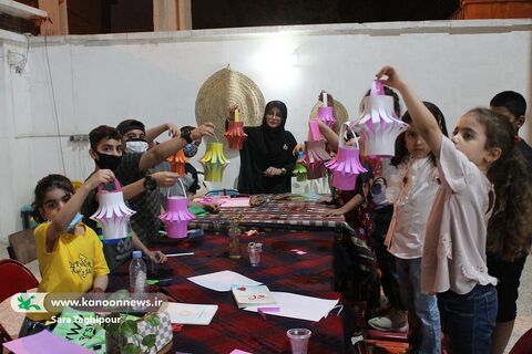 برگزاری کارگاه آموزش فانوس های کاغذی ماه رمضان