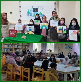 اجرای ویژه برنامه‌ی "بهشتیان کوچک" در کانون پرورش فکری کودکان و نوجوانان شهر سامن