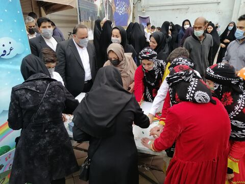 انجام فعالیت‌های فرهنگی، هنری و ادبی در غرفه کانون پرورش فکری استان کرمانشاه در مراسم راهپیمایی روز قدس