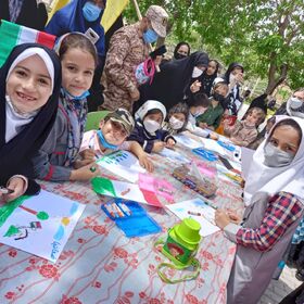 حضور پر شور کودکان خراسان شمالی در روز قدس برای همدردی با کودکان فلسطینی