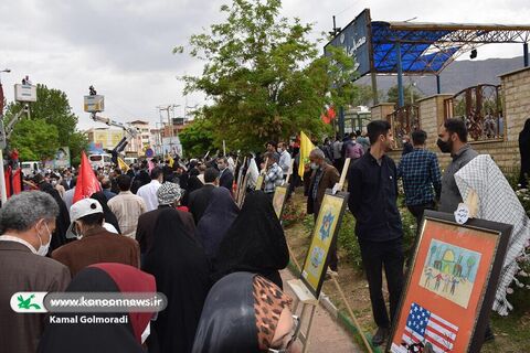 کانون استان لرستان در راه‌پیمایی روز جهانی قدس