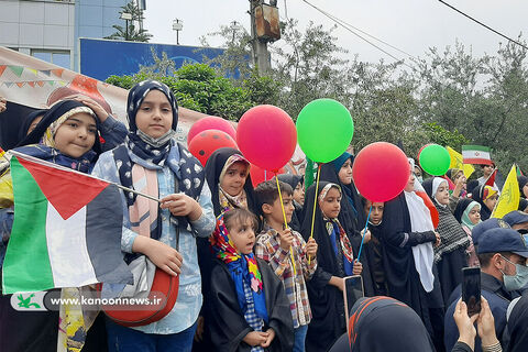 کانون استان مازندران در راه‌پیمایی روز جهانی قدس