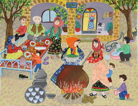 درخشش کودکان فارسی در نمایشگاه نقاشی کاناگاوا