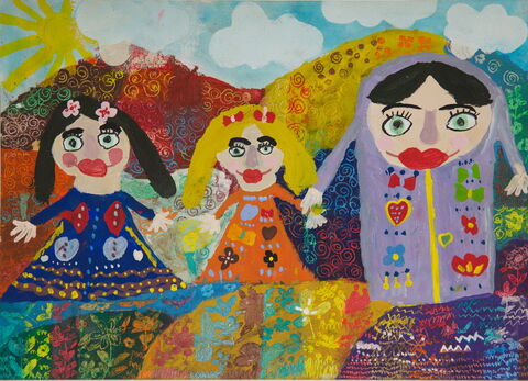 Nazanin Zahra Koohi, 6, Ardabil Province, Winner of  Kanagawa 21st Japan 2021 Kanagawa Prize