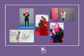 نقالی و شاهنامه‌خوانی کودکان منتخب استان تهران در سالن‌های نمایشگاه بین‌المللی کتاب