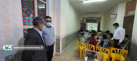 حضور کتابخانه سیار کانون خوزستان در رزمایش جهادگران فاطمی