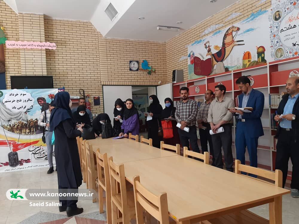 بازدید دانشجویان روابط عمومی از کانون زنجان