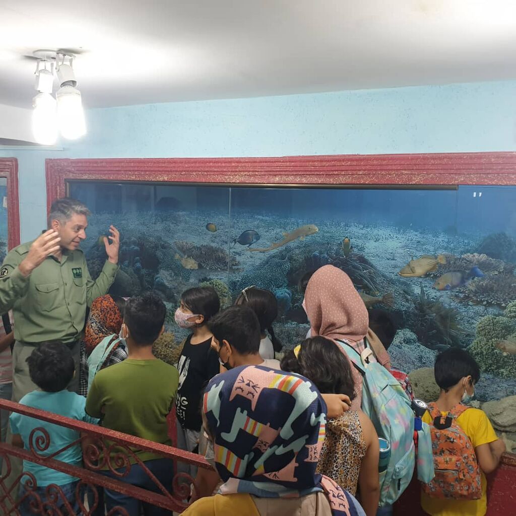 بازدید کودکان بندرعباسی از موزه تنوع زیستی