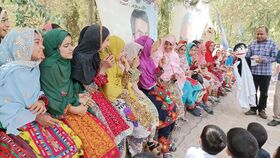 کودکان شهرستان تفتان میزبان تیم امداد فرهنگی کانون پرورش فکری سیستان و بلوچستان