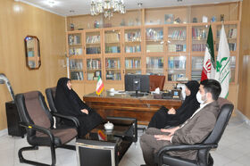 نشست سرپرست کانون و مدیرکل نهاد کتابخانه‌های عمومی استان اردبیل