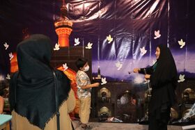 درخشش کانون استان اصفهان در گذر چهارباغ به مناسبت دهه کرامت