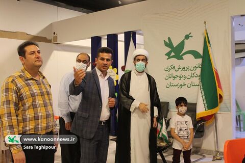 غرفه کانون پرورش فکری کودکان و نوجوانان در نمایشگاه کتاب، قرآن و محصولات فرهنگی خوزستان