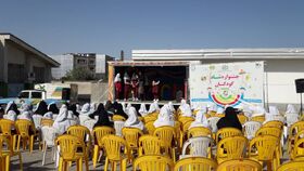 نشاط و شادمانی، هدیه‌ی کتابخانه‌های سیار شهرستان گرگان به کودکان ناحیه‌ی افسران