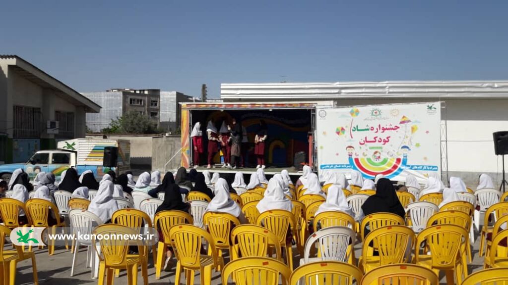 نشاط و شادمانی، هدیه‌ی کتابخانه‌های سیار شهرستان گرگان به کودکان ناحیه‌ی افسران 