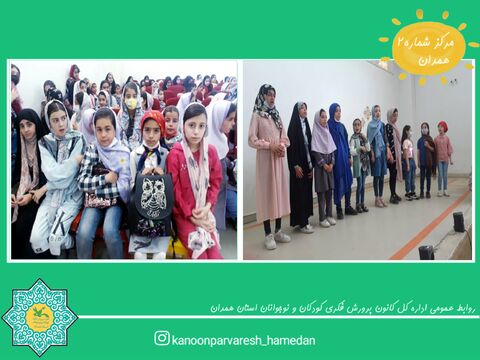 حضور کودکان و‌نوجوانان در کارگاه های فرهنگی و هنری کانون استان همدان