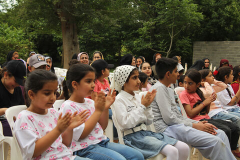 نخستین اجرای تماشاخانه سیار کانون پرورش فکری کودکان و نوجوانان در مازندران -  شیرگاه - 15 تیر 1401 - روستای بورخیل