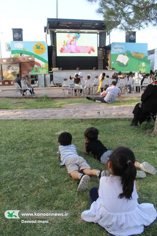 تماشاخانه سیار کانون در منطقه آزاد ارس، یک روز شاد با کودکان در کنار رود ارس (۲)