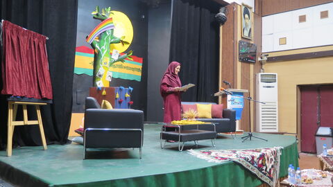 چند نما از برگزاری  ویژه‌برنامه «صدای پای کلمات» در کانون استان قزوین