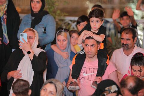 حضور تماشاخانه سیار در پارک چمران - البرز