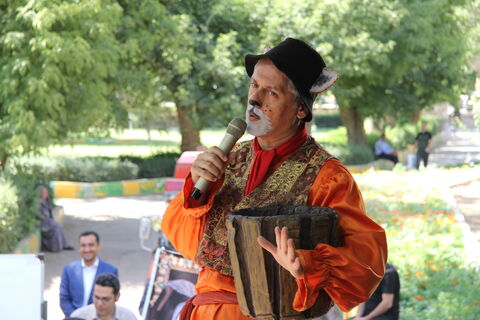 اجرای نمایش رینارد روباهه در پارک گلستان شهرستان خوی