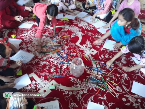 حضور کتابخانه های سیار کانون خوزستان در مناطق کم برخوردار اهواز