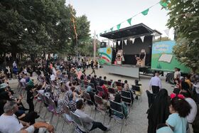 دهکده تفریحی باغستان کرج آخرین ایستگاه تماشاخانه سیار کانون در البرز