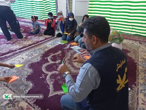 حضور کتابخانه های سیار کانون خوزستان در روستای مظفریه