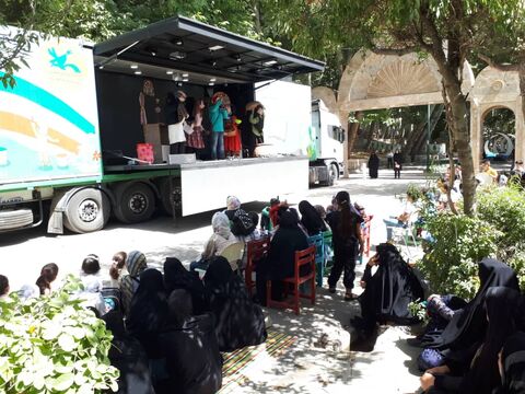 نهمین اجرای تماشاخانه سیار کانون در شهر کرمانشاه/شهرستان هرسین