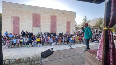 آیین پایانی حضور تماشاخانه سیار کانون در استان کرمانشاه برگزار شد
