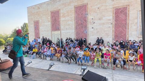 آیین پایانی حضور تماشاخانه سیار کانون در استان کرمانشاه برگزار شد