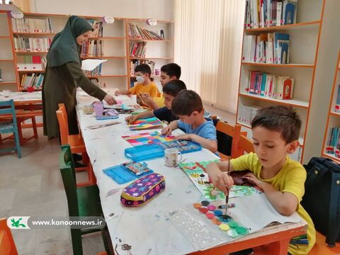 تابستان داغ 1401 در مراکز کانون پرورش فکری کودکان و نوجوانان تبریز- مرکز شماره 1