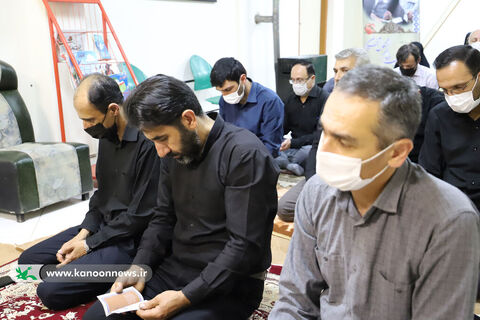 مراسم قرایت زیارت عاشورا در اداره کانون استان اردبیل