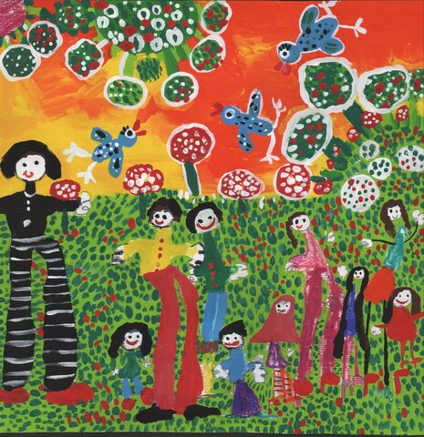 نازنین بیاتی ۷ ساله از مرکز ۳ همدان برنده دیپلم افتخار مسابقه بین‌المللی نقاشی اوورا کشور پرتغال در سال 2021