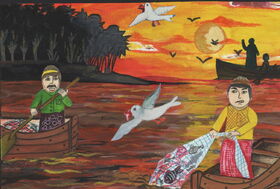درخشش سحر شفیعی و فاطمه خاشعی در مسابقه نقاشی اوورا کشور پرتغال