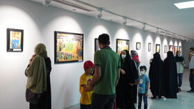 افتتاح نمایشگاه نقاشی قهوه خانه ای با موضوع عاشورا در موزه بزرگ خراسان