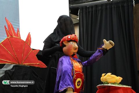 اجرای نمایش عروسکی «مشک‌های خالی» درشیخ آباد قم