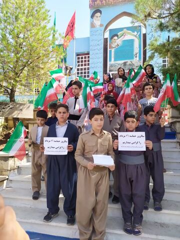 اجرای برنامه‌های ویژه به مناسبت شکست حصر پاوه و اهتزاز پرچم مقدس جمهوری اسلامی ایران در مراکز کانون استان کرمانشاه