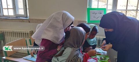 ویژه برنامه کتابخانه سیار روستایی ورزقان به مناسبت هفته دولت