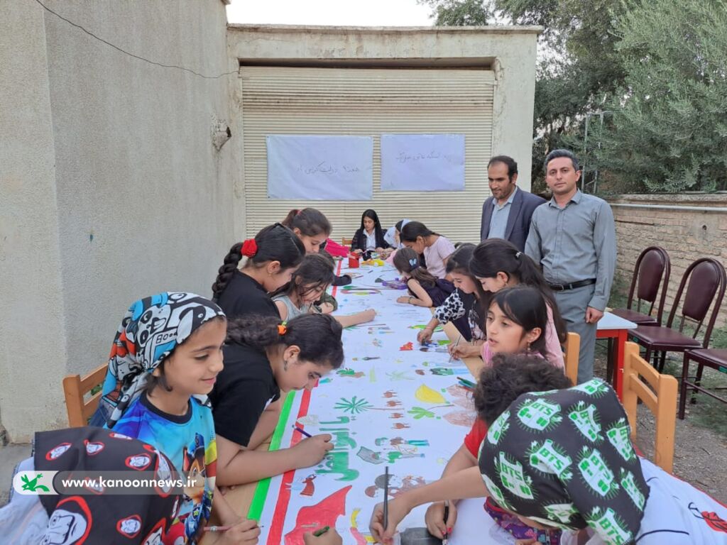 برگزاری ایستگاه نقاشی به همت کتابخانه سیار روستایی چورزق برگزاری ایستگاه نقاشی به همت کتابخانه سیار روستایی چورزق